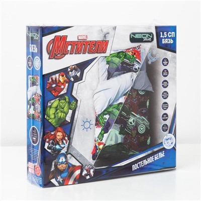 Постельное бельё 1.5-спальное «Этель. Супер-герои», бязь