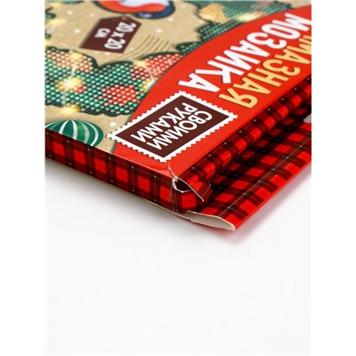 УЦЕНКА Алмазная мозаика. Новогодний венок «Снегирь»