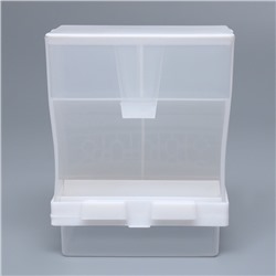 Автокормушка для птиц Пижон 8.5×8×15.4 см, белая 7