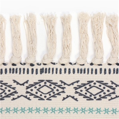 Коврик «Этель. Узоры», 60×180 см, хлопок 50%