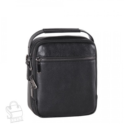 Сумка мужская кожаная 8165-2QH black Heanbag