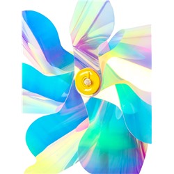 Ветерок - штекер «Космическая ромашка» 14×26 см, длина 75 см