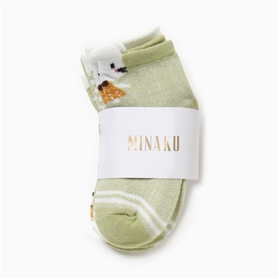 Носки детские MINAKU Rabbit, 5 пар, размер 12-15 см