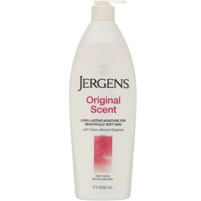 Jergens, Увлажняющее средство для сухой кожи Original Scent, 621 мл
