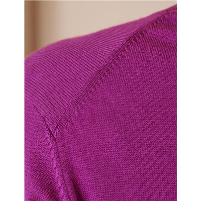 Водолазка тонкой вязки из хлопка с нейлоном