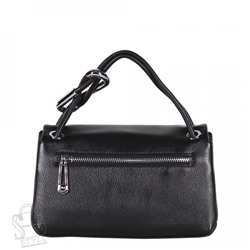 Сумка женская кожаная 8062Q black Polina&Eiterou