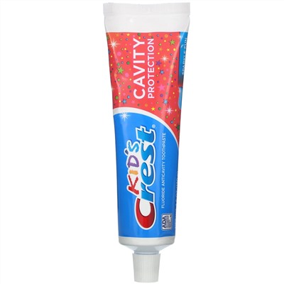 Crest, Kids, Sparkle Fun, детская зубная паста против кариеса с фтором, 130 г (4,6 унции)