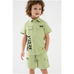 Комплект текстильный для мальчиков: рубашка, шорты PLAYTODAY, 1239806