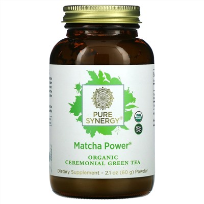 Pure Synergy, Organic Matcha Power, 2.1 oz (60 g) Powder
