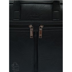 Портфель мужской 6677-3 black Jeep в Новосибирске