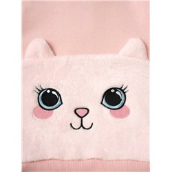 Толстовка с начесом для девочки