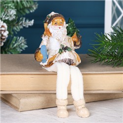 Фигурка Дед Мороз висячие ножки 9 см / CHR223 /уп 2/192/Новый год