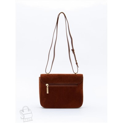 Сумка женская кожаная 1045MF brown Polina&Eiterou