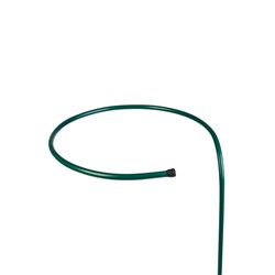 Кустодержатель для цветов, d=40 см, h=90 см, ножка d=1 см, металл, зелёный