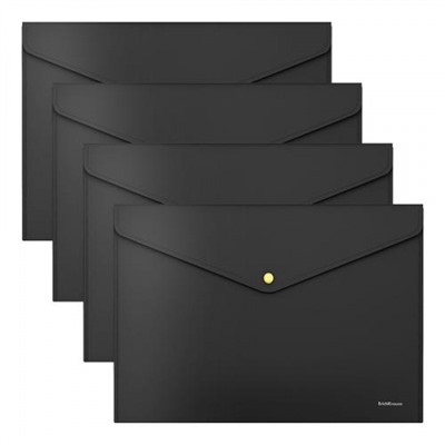 Папка с кнопкой  А4 180мкм 55883 Matt Accent, с неоновой кнопкой ErichKrause