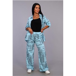 Брюки 36562 (Голубой)