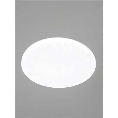 Светильник «Глянец» LED 30 Вт, 6000K d36, h=6 см, белый