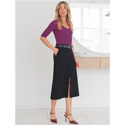 Юбка А-силуэта из джерси