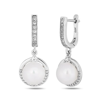 Серьги, жемчуг, Z-26069