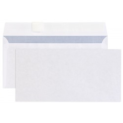 Конверт 110х220 мм евростандарт отрывная лента/чистый (отгрузка кратно 100) Е65 EPE65S00CL/100 inФОРМАТ