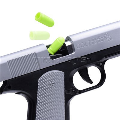 Пистолет "Colt" с мягкими пулями, в коробке