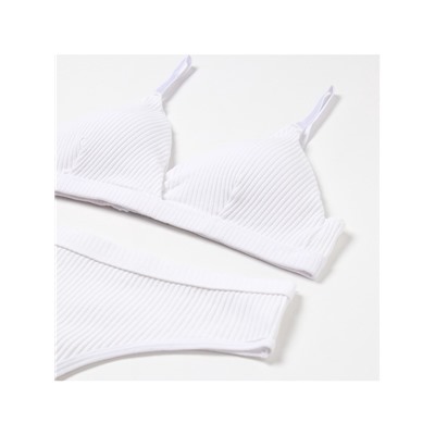 Комплект нижнего белья женский (топ, трусы) Collorista, белый, размер 44-46