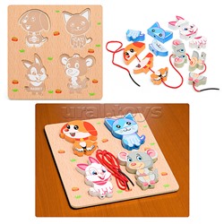 Пазл-вкладыш "Малыши"