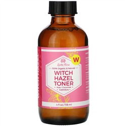 Leven Rose, 100% Organic & Natural, Witch Hazel Toner, 4 fl oz (118 ml)