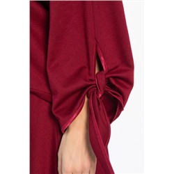 Джемпер с завязками Твист (бордовый) Б14867-10М