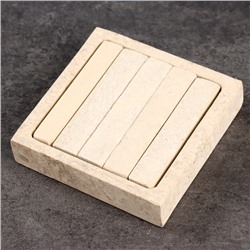 Пекарский испаритель с брусками, вулканический, 13×13см