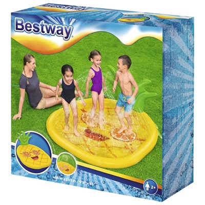 Бассейн надувной Bestway «Солнечный ананас» 52565, 196×165 см, от 2 лет