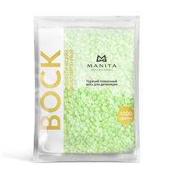 MANITA Воск для депиляции в гранулах синтетический, яблоко, 100 г 24648