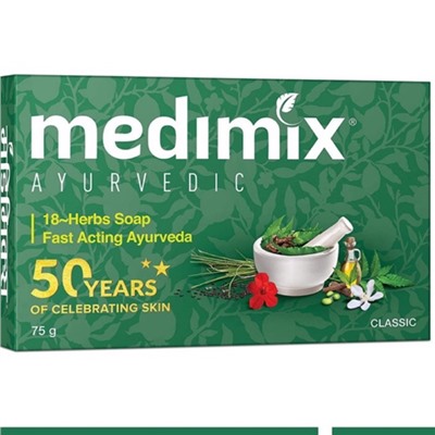 Medimix Ayurvedic Soap 18 Herbs / Аюрведическое Мыло 18 Трав 75 г