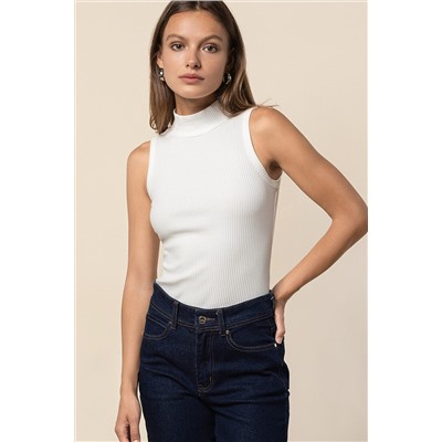 Топ из трикотажа в широкий рубчик VILATTE, 1028692