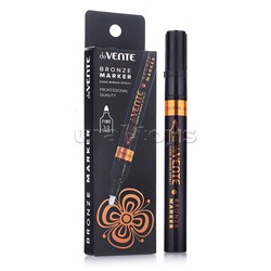 Маркер зеркальный "Repair & Craft. Bronze" перманентный, круглый пластиковый корпус, пулевидный наконечник, ширина линии 3 мм, длина письма 400 м, цвет - зеркальный бронзовый