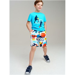 Комплект трикотажный для мальчиков: фуфайка (футболка), шорты