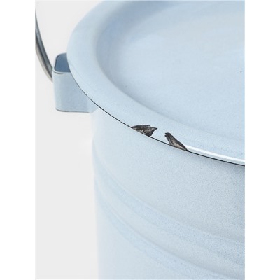 УЦЕНКА Ведро 12 л цельнотянутое с крышкой светлое