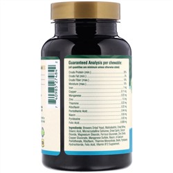 petnc NATURAL CARE, Природная забота о питомцах, пивные дрожжи, печень, вкус  печени, 250 жевательных резинок