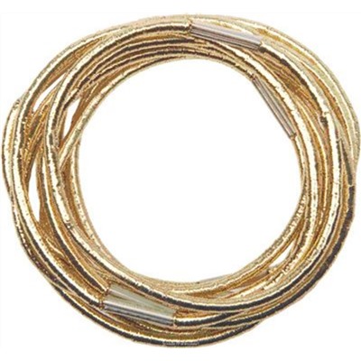 Dewal Резинки для волос RE-042 Midi, золотистый, 10 шт. 2587