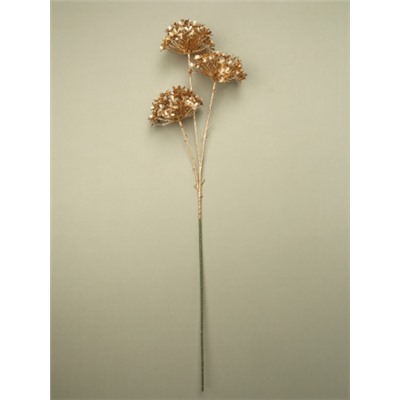 Ветка декоративная 66 см золото / G-306 /уп 240/