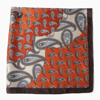 Платок женский MINAKU, размер 70×70 см, коричневый