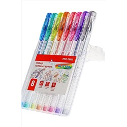 Набор ручек гелевых с блестками GLITTER (НР-4739) НАТАЛИ, 911909