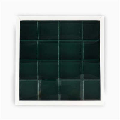 Коробка под 16 конфет с ячейками «Новогодняя ботаника», 19×19×3 см