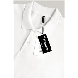 Мужской базовый лонгслив-поло Happyfox