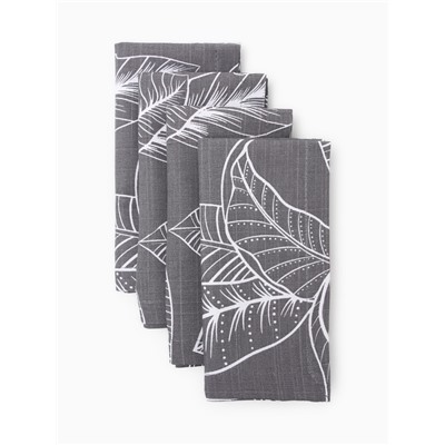 Набор салфеток с декоративными кольцами Этель Ease 40×40 см - 4 шт., 100% хл, репс