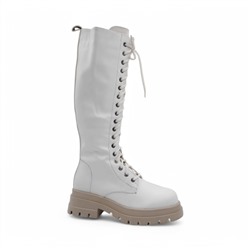 Сапоги демисезонные G305 белые