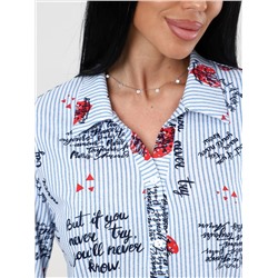 Ковыль - рубашка полоска