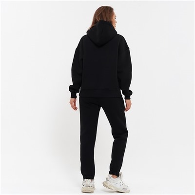 Костюм женский (толстовка, брюки) Little Secret, чёрный, размер 46 (L)
