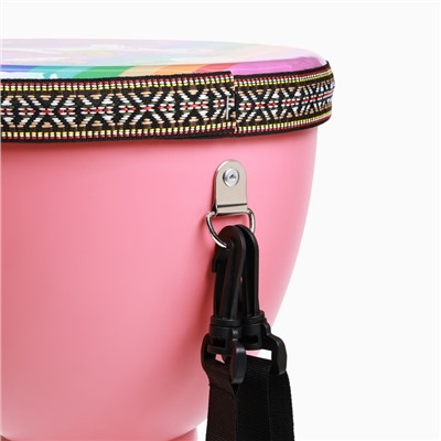 Барабан Джембе «Пони», 21.5×40 см, розовый