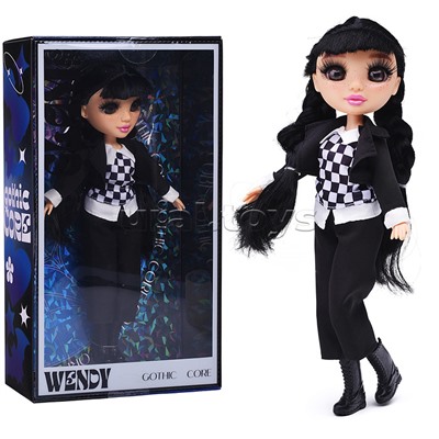 Модная кукла коллекция Glam Core, Венди Gothic Core, в брюках, 27см
